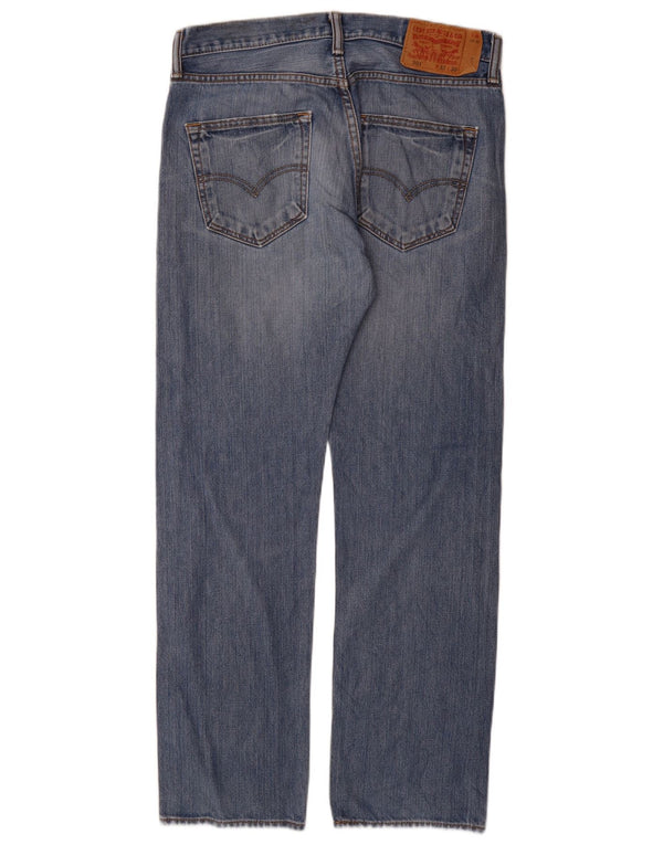 Levi's Herren 501 Straight Jeans W32 L32 Blaue Baumwolle