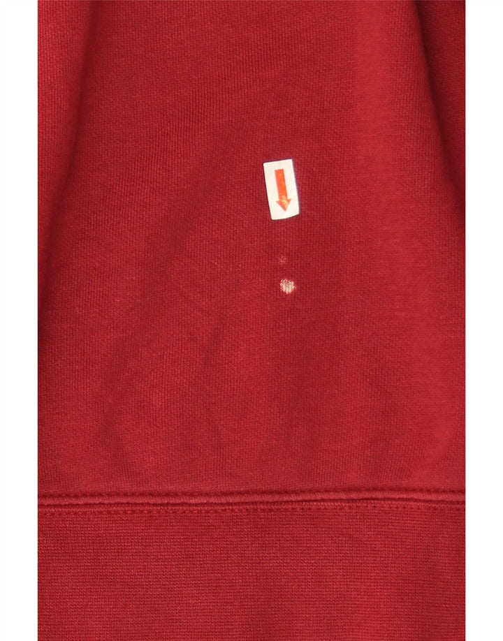 Nike Herren-Sweatshirt-Pullover, große rote Baumwolle