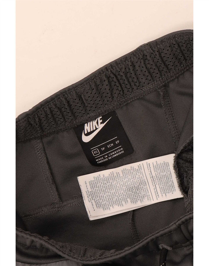 Nike Herren-Trainingshose mit Grafik, Jogginghose, XS, graues Farbblock-Polyester