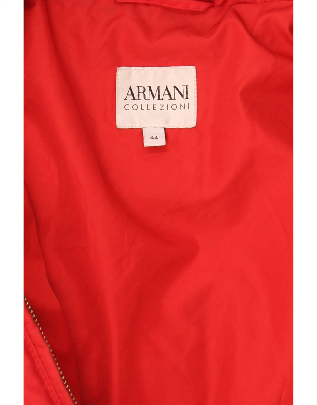 Armani Collezioni Damen Wattierte Jacke IT 44 Mittelrot