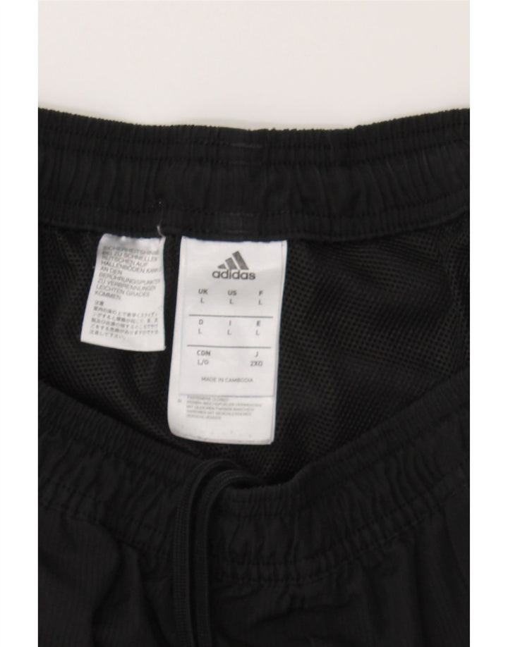 ADIDAS Mens Climalite Tracksuit Trousers Large  Black Polyester Vintage Adidas and Second-Hand Adidas from Messina Hembry 