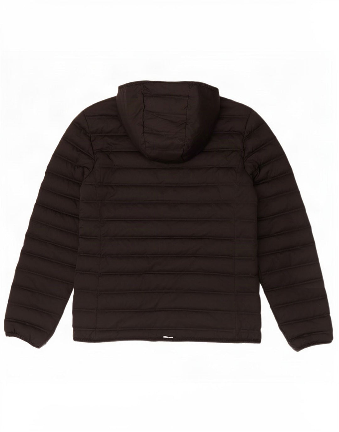 Superdry Wattierte Damenjacke mit Kapuze, UK 12, Mittelschwarz, Polyester