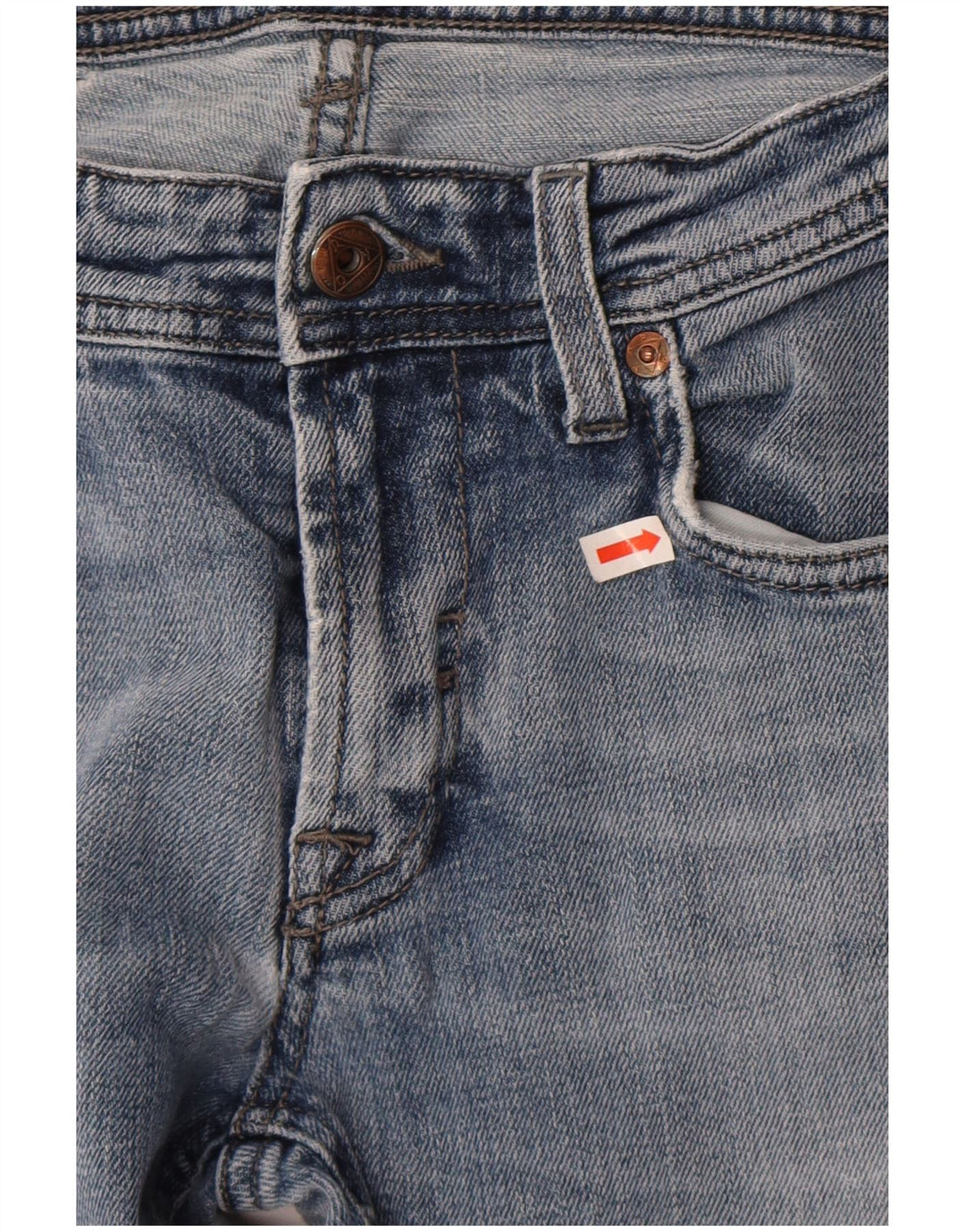 Roy Rogers Herren Slim Jeans W29 L32 Blaue Baumwolle