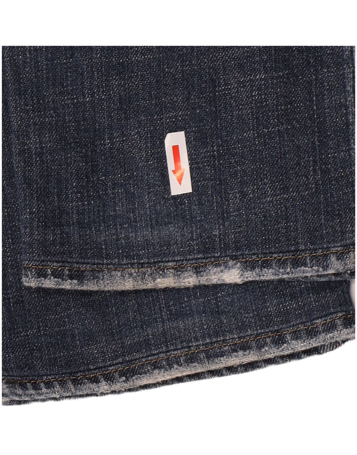 Gas Damen Monroe Straight Jeans W29 L31 Blaue Baumwolle