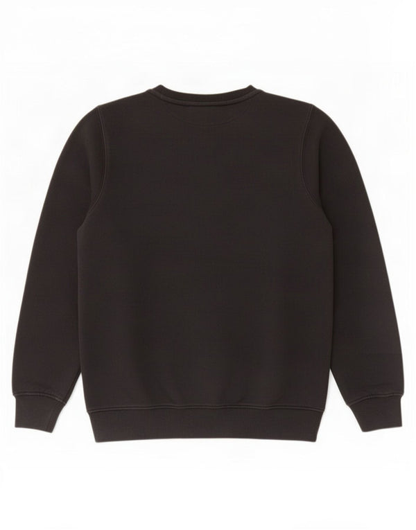 Ellesse Jungen-Sweatshirt mit Grafik, 12–13 Jahre, schwarze Baumwolle
