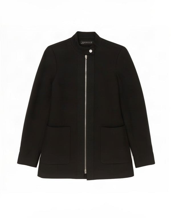 Zara Damen Mantel UK 6 XS Schwarz