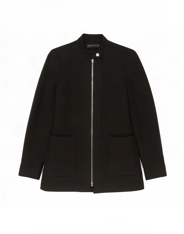 Zara Damen Mantel UK 6 XS Schwarz