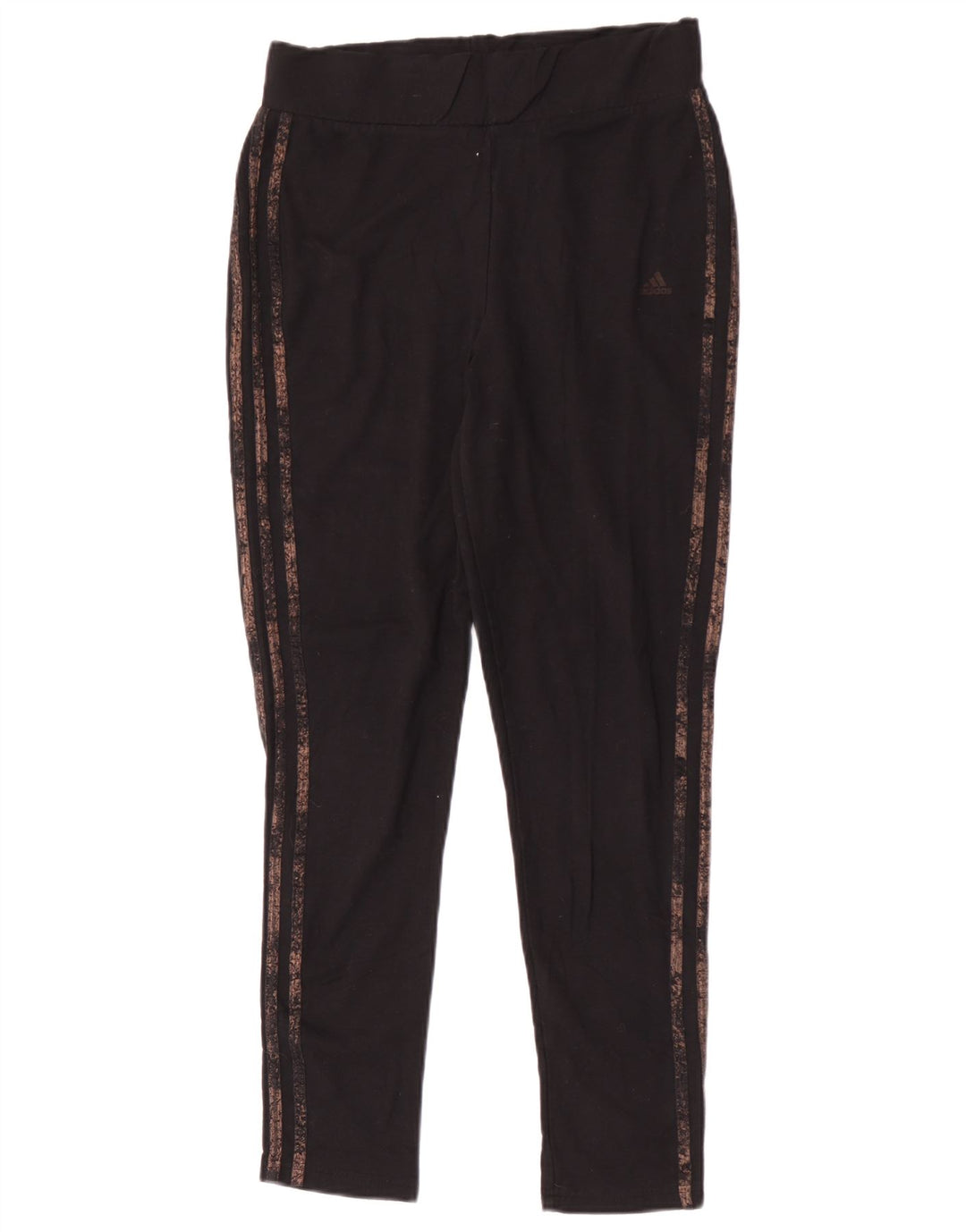 Adidas Damen Leggings UK 10 Small Schwarz Polyester
