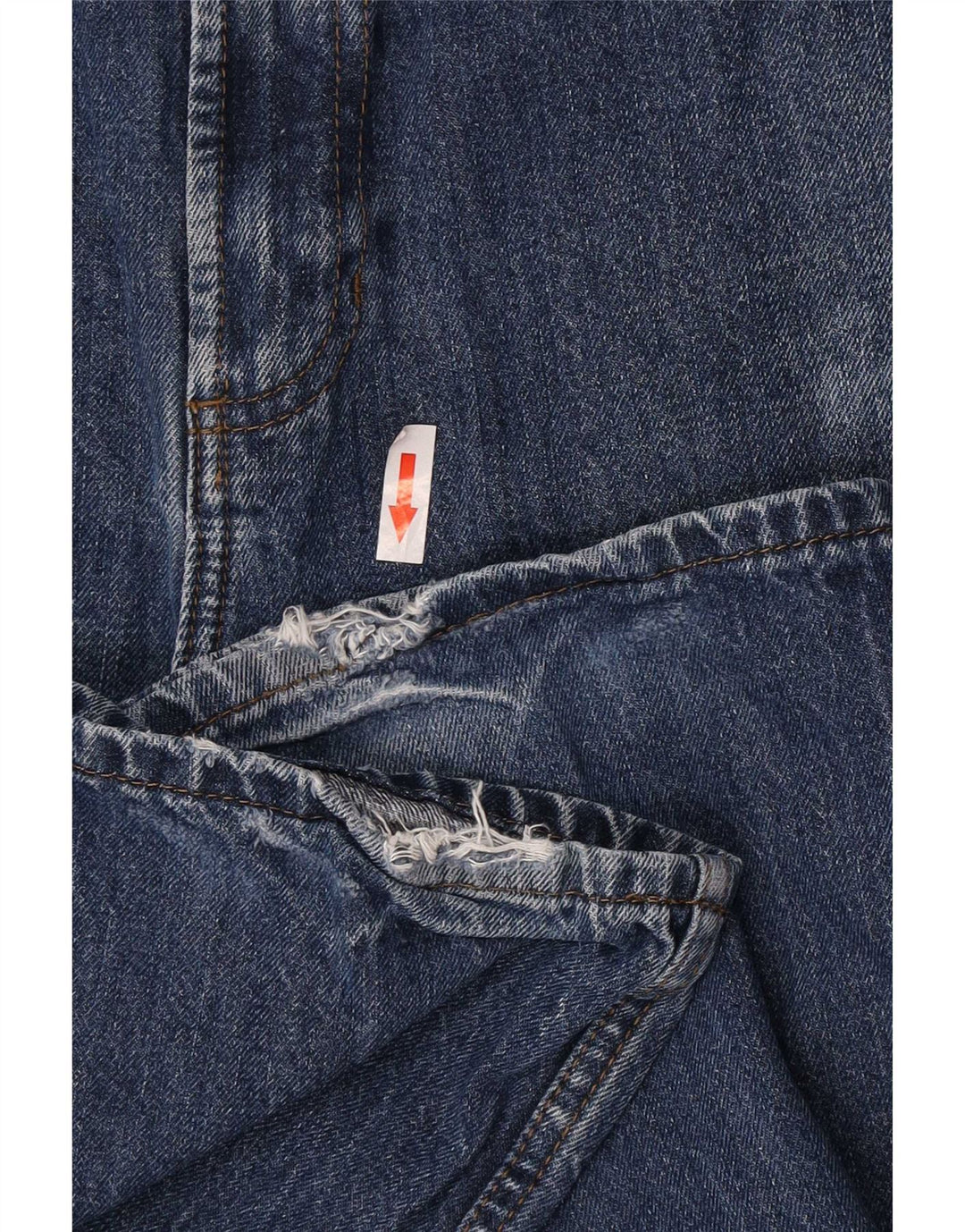 Marks & Spencer Herren Straight Jeans W36 L29 Blaue Baumwolle