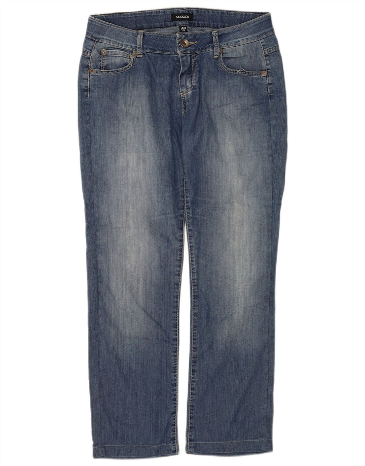 Max & Co. Damen Straight Jeans W27 L27 Blau
