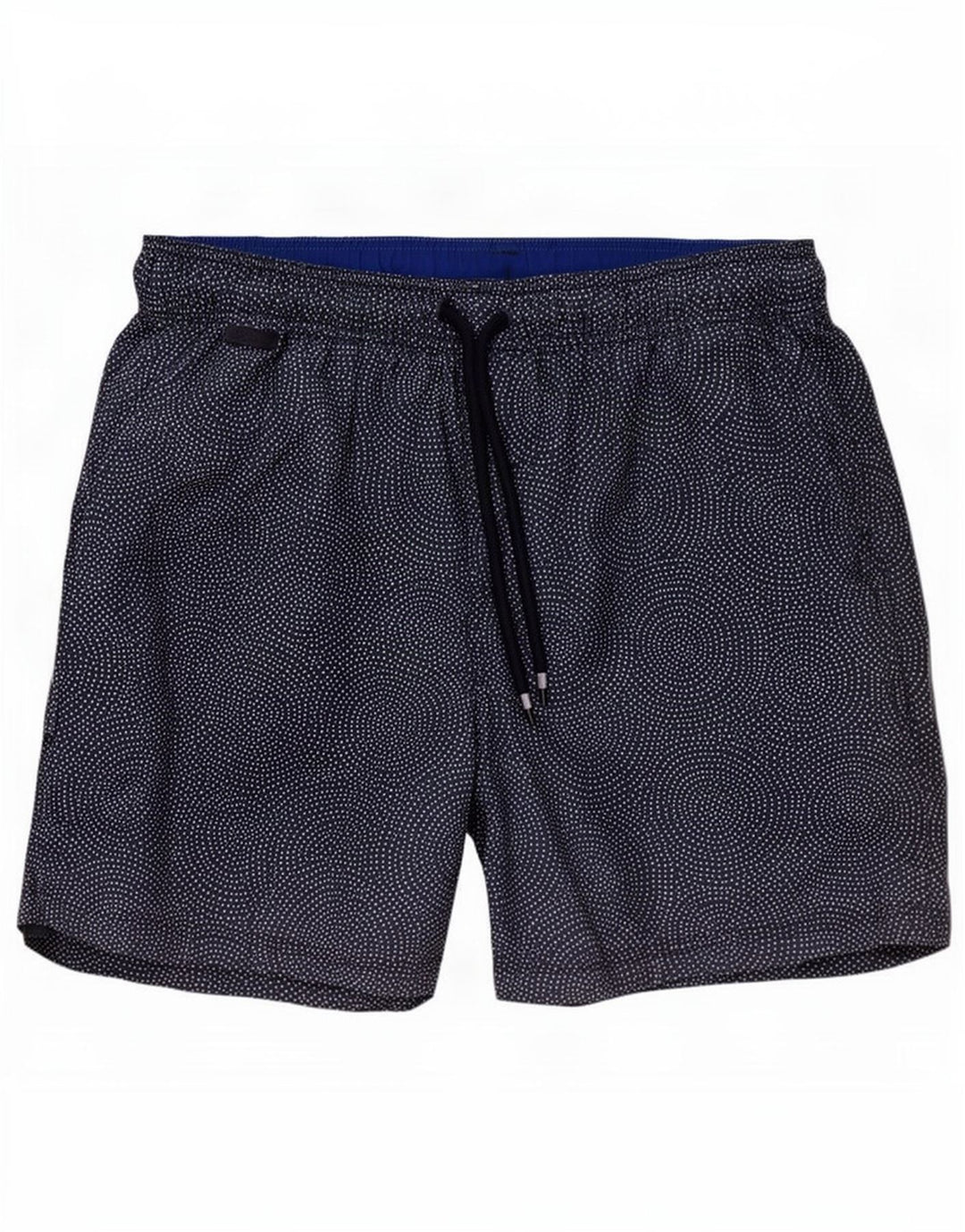 Marks & Spencer Herren-Badeshorts, klein, marineblau, geometrisch, Polyester