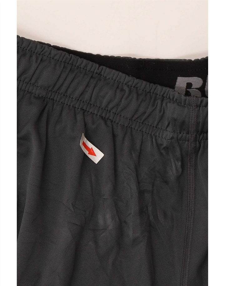Russell Athletic Herren-Sportshorts aus mittelgrauem Colourblock-Polyester