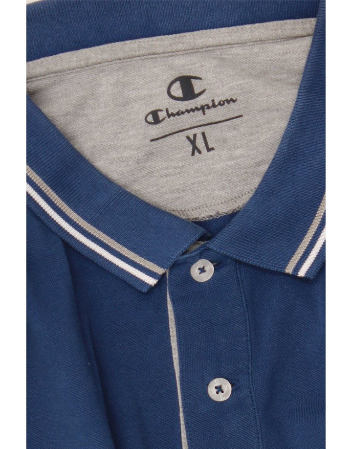 Champion Herren Poloshirt XL Blau