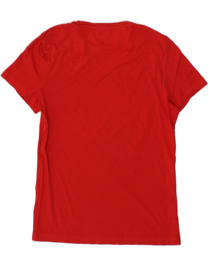 JULES Mens Graphic T-Shirt Top Medium Red Cotton Vintage Jules and Second-Hand Jules from Messina Hembry 