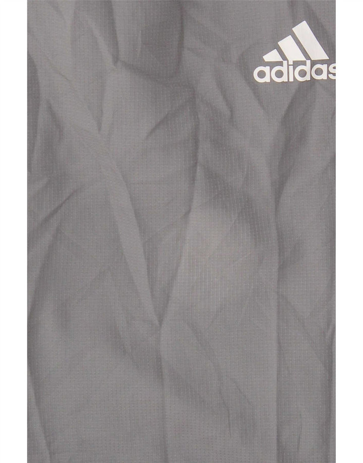 Adidas Damen Graphic Trainingshose UK 12/14 Mittelgraues Polyester