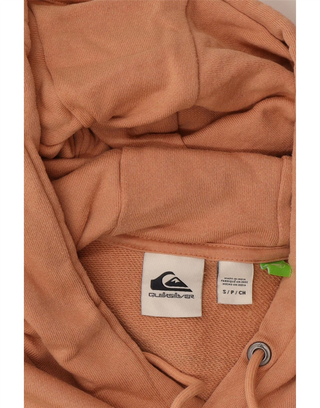 Quiksilver Herren-Kapuzenpullover mit Grafik, Größe S, Orange