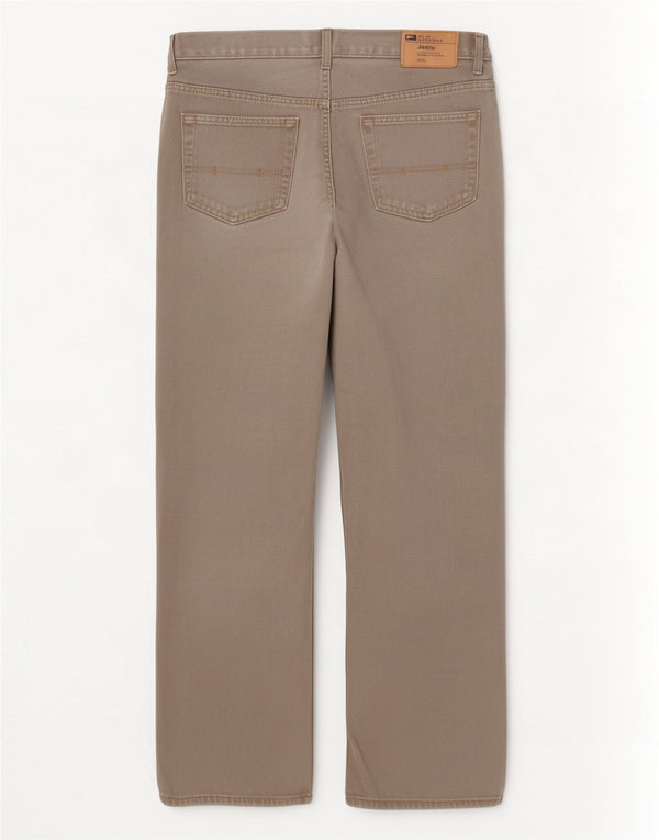 Marks & Spencer Herren Blue Harbor Straight Jeans W36 L29 Graue Baumwolle