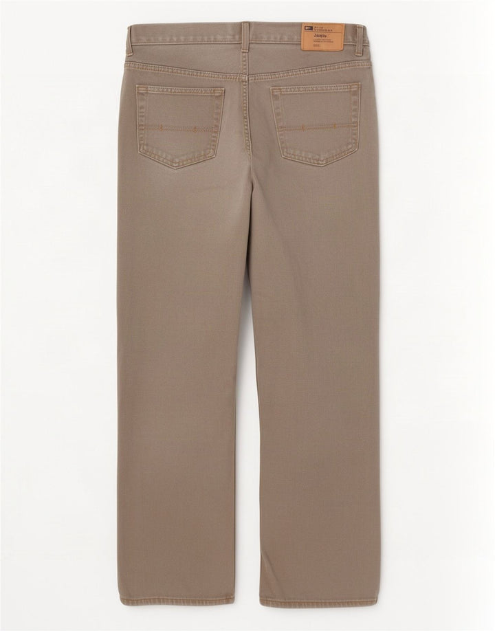 Marks & Spencer Herren Blue Harbor Straight Jeans W36 L29 Graue Baumwolle