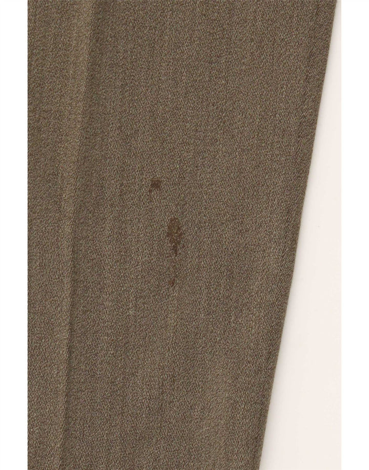 Marks & Spencer Herren-Anzughose mit Pegged-Anzug, W32, L33, Khaki, Schurwolle