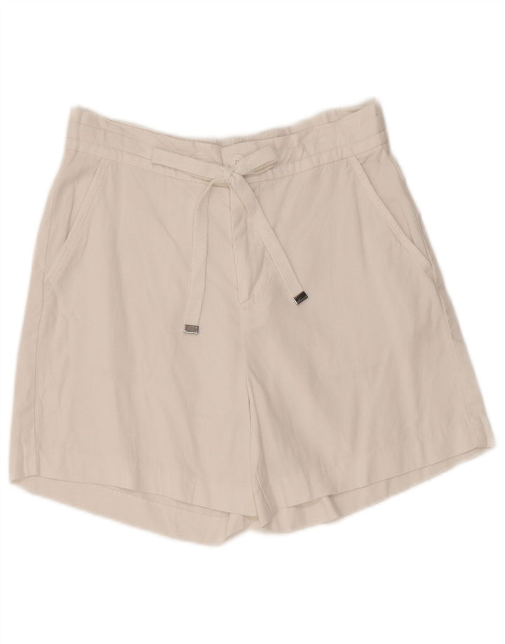 Benetton Damen Chinoshorts W28 Mittelweiß