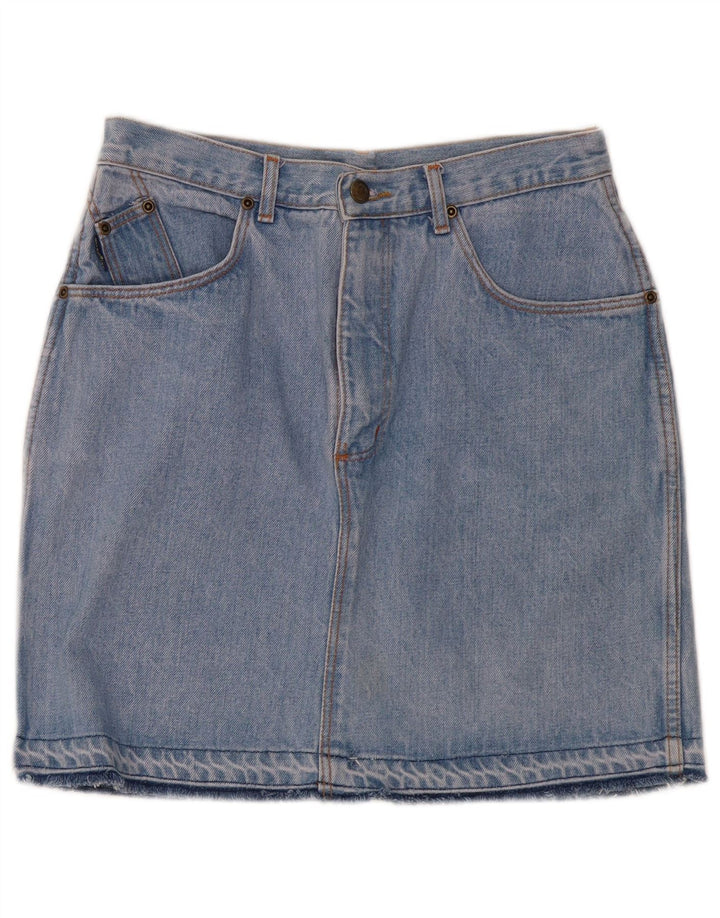 Wrangler Damen Mini-Jeansrock W30 Mittelblau