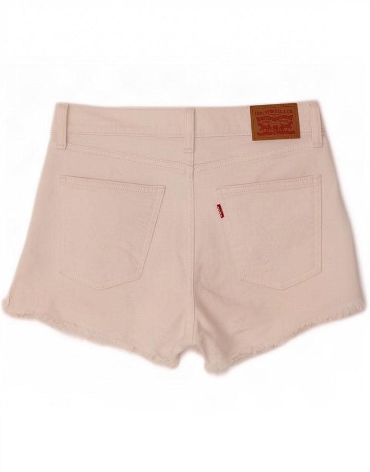 Levi's Damen Jeansshorts W28 Mittelweiße Baumwolle