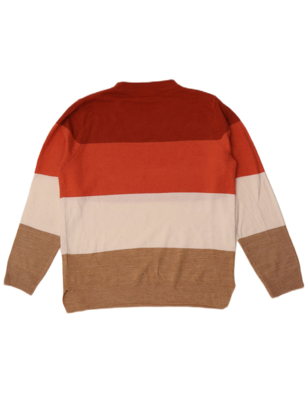 Marks & Spencer Damen-Pullover mit Rundhalsausschnitt, Gr. 12, mittelmehrfarbig