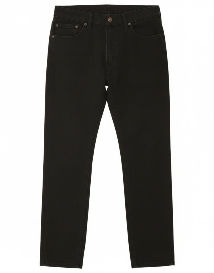 Levi's Herren Skinny Jeans W32 L27 Schwarze Baumwolle