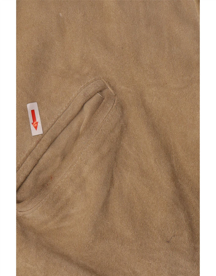 Vintage Herren Wildlederjacke UK 40 Large Beige