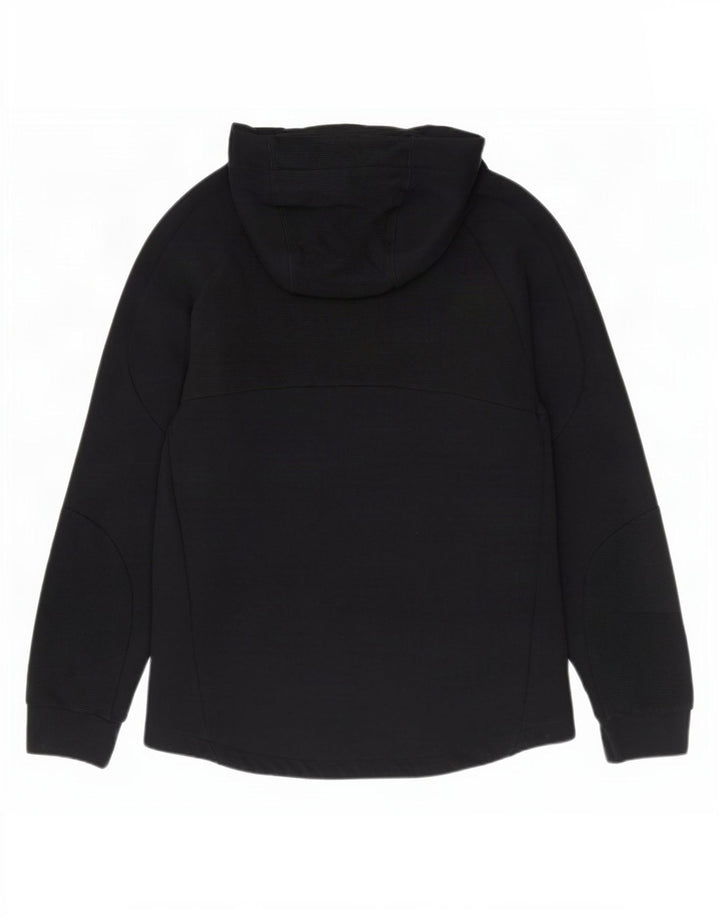Puma Herren-Kapuzenpullover mit Reißverschluss, groß, schwarze Baumwolle