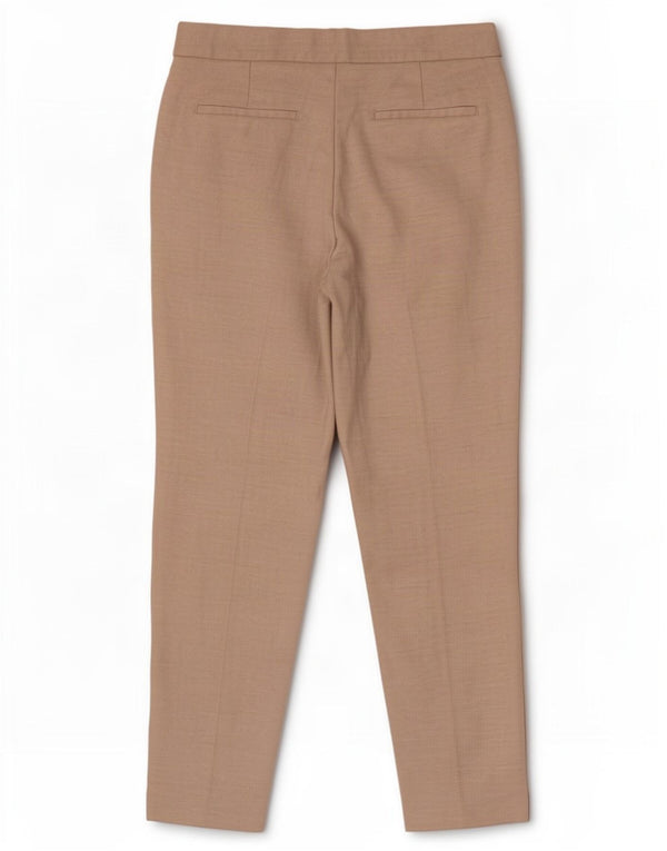 Zara Damen Tapered Chino-Hose EU 36 Small W26 L27 Beige Polyester