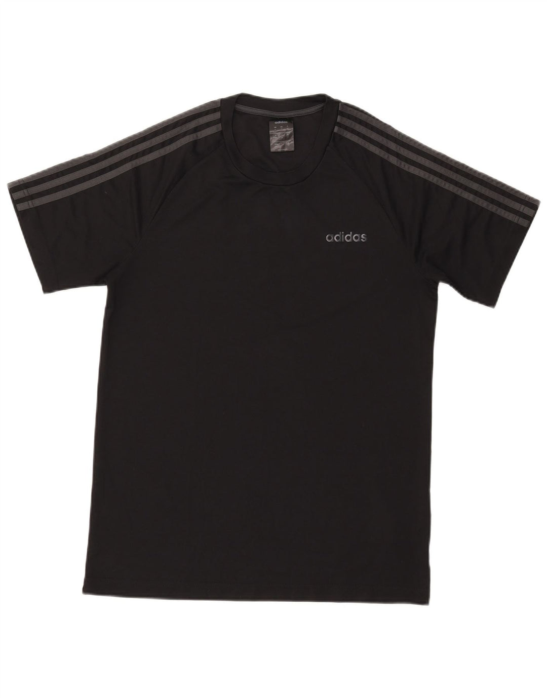 ADIDAS Herren Climalite T-Shirt Top Medium Schwarz Polyester