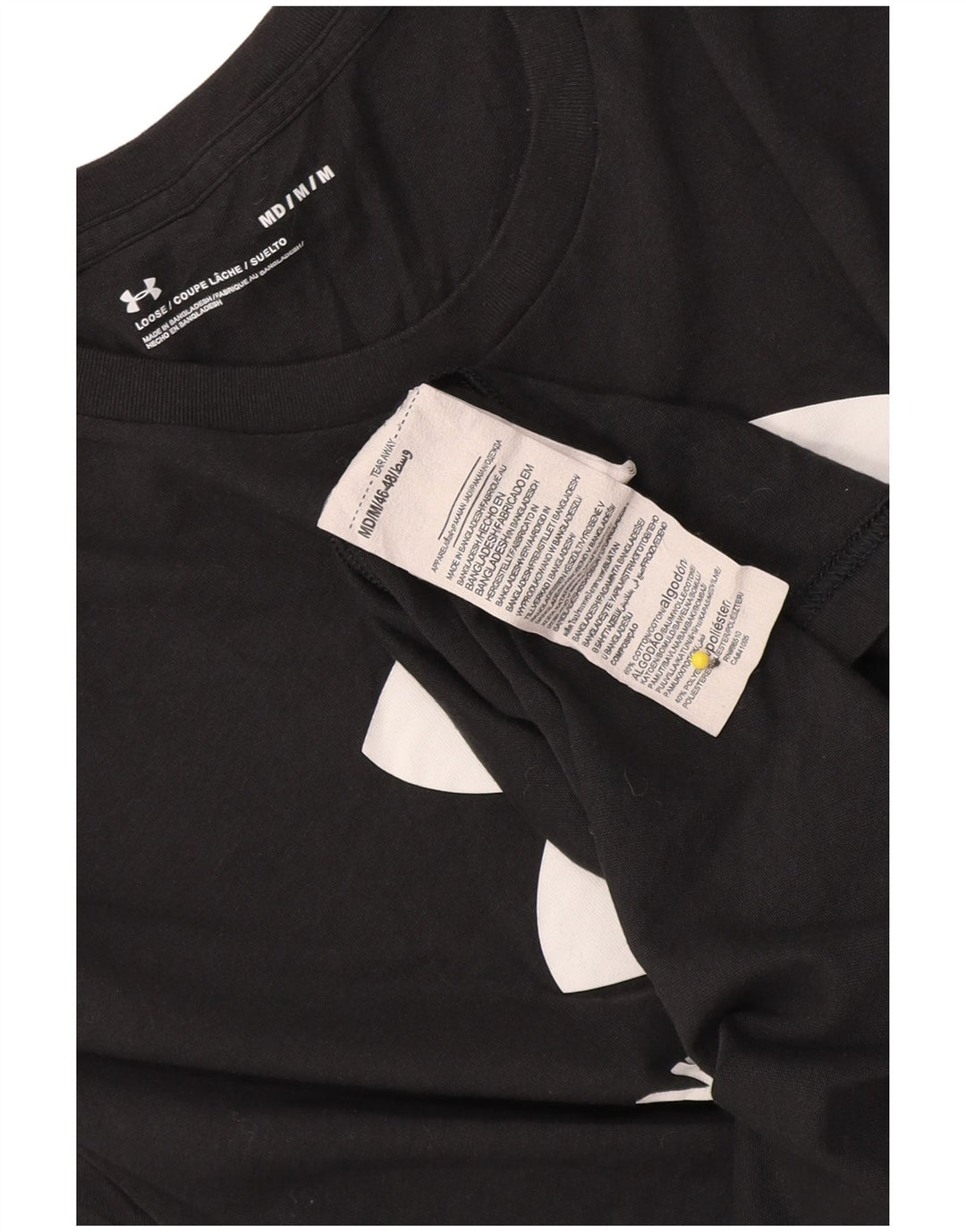 Under Armour Herren-T-Shirt mit Grafik, mittelschwarze Baumwolle