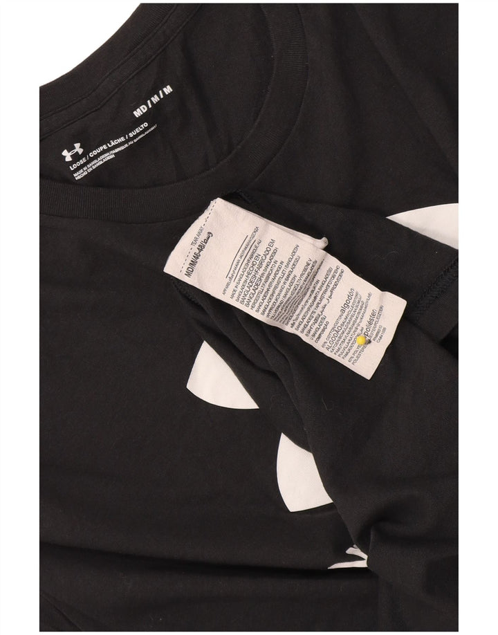 Under Armour Herren-T-Shirt mit Grafik, mittelschwarze Baumwolle