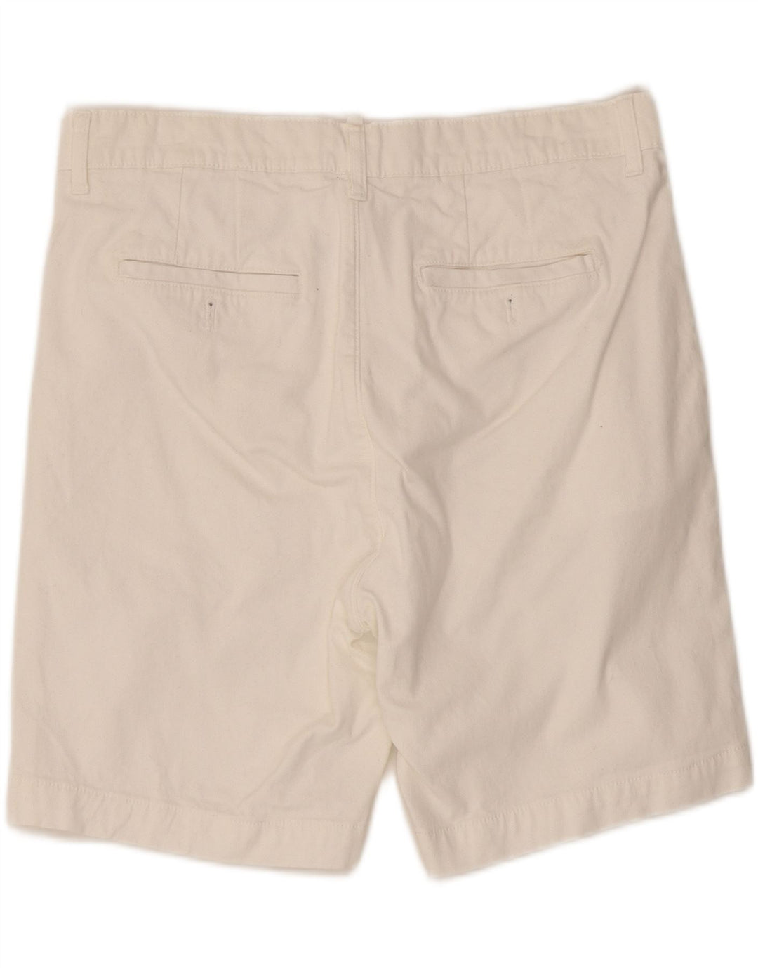 Zara Herren Chinoshorts EU 42 Large W32 Weiße Baumwolle