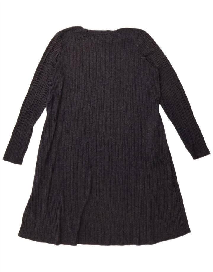 Marks & Spencer Damen A-Linien-Kleid UK 16 Large Marineblau Polyester