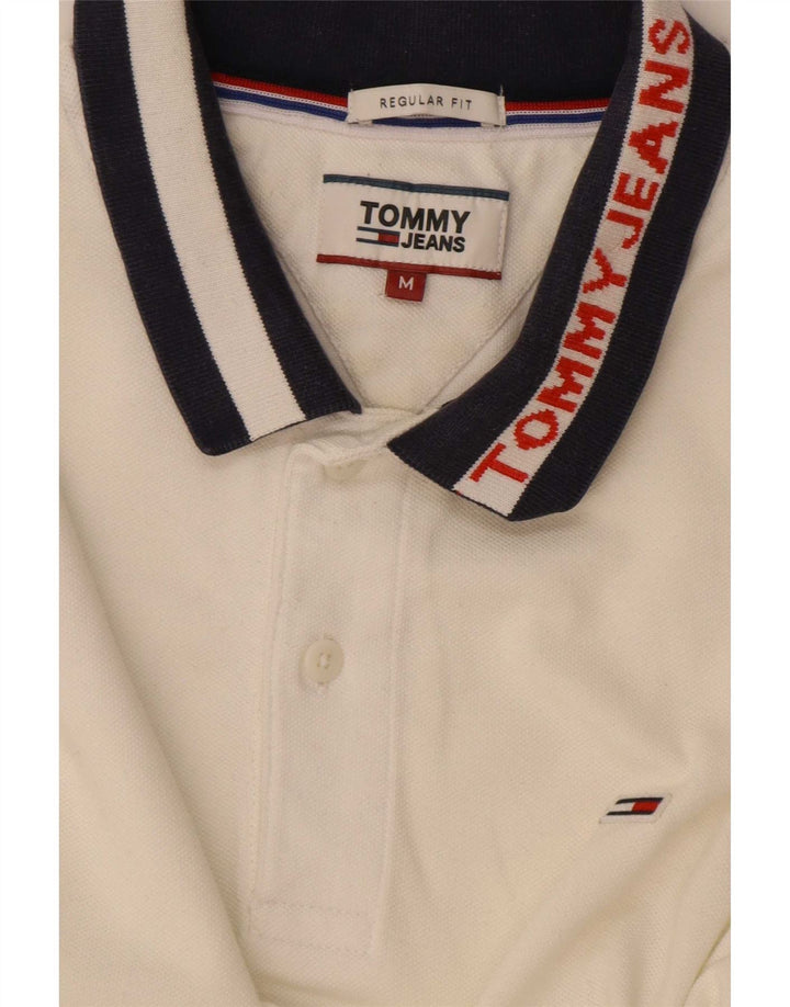 Tommy Hilfiger Herren Graphic Regular Fit Rugby Poloshirt Mittelweiß