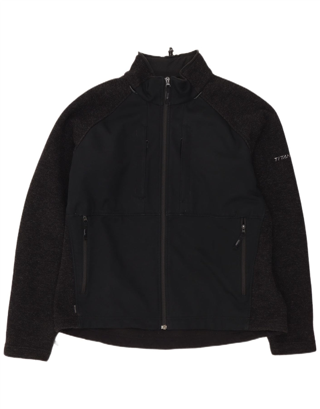 COLUMBIA Herren-Titan-Trainingsanzugoberteil, Jacke, XL, Marineblau, Colourblock-Wolle