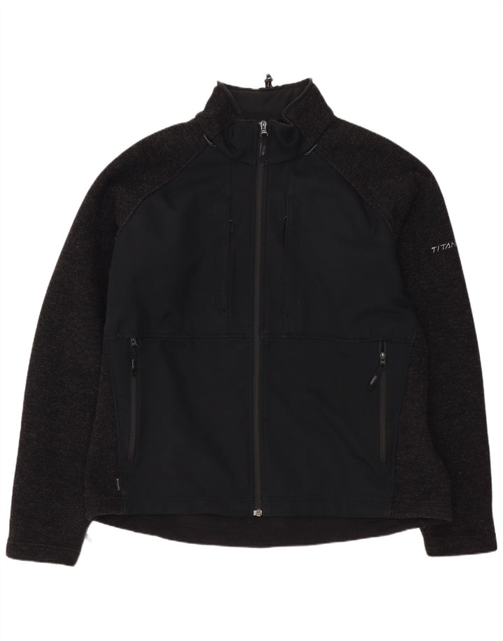 COLUMBIA Herren-Titan-Trainingsanzugoberteil, Jacke, XL, Marineblau, Colourblock-Wolle