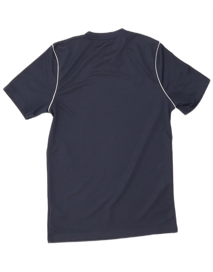 Nike Herren Dri Fit T-Shirt Top Small Marineblau Polyester