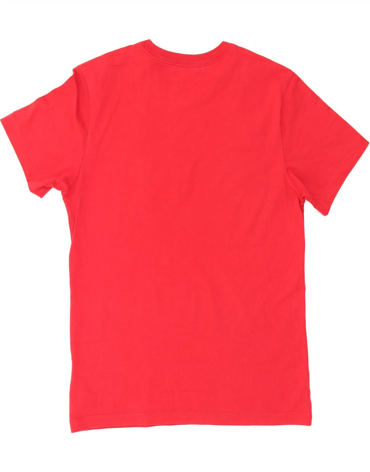 JORDAN Mens Graphic T-Shirt Top Small Red Vintage Jordan and Second-Hand Jordan from Messina Hembry 