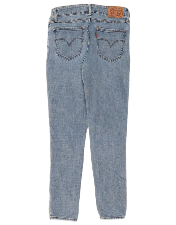 Levi's Damen 711 Skinny Jeans W26 L26 Blaue Baumwolle