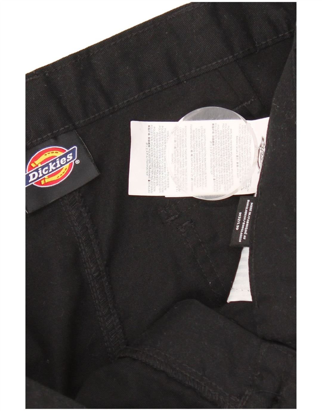 Dickies Herren Straight Cargo Hose W32 L30 Schwarz Polyester