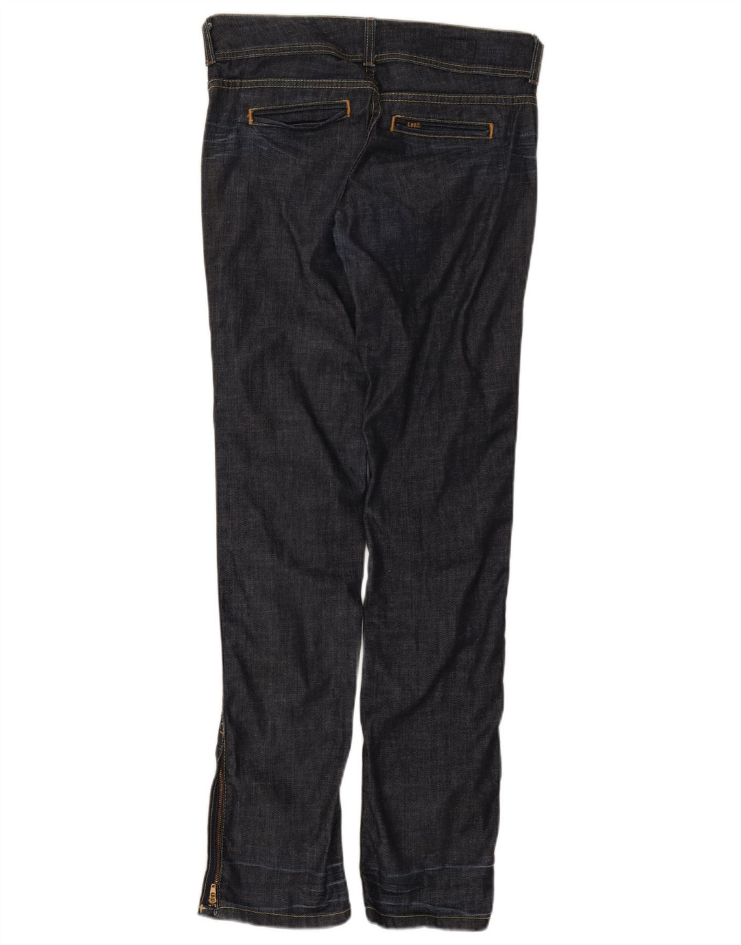 Lee Damen Brea Slim Jeans W29 L33 Marineblaue Baumwolle