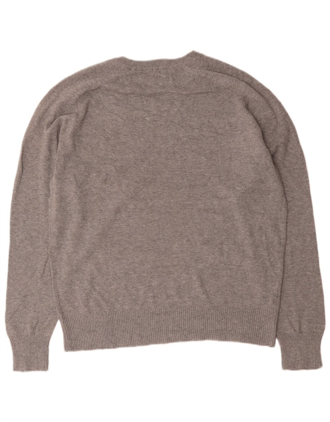 Penguin Herren-Pullover mit V-Ausschnitt, Größe L, Grau