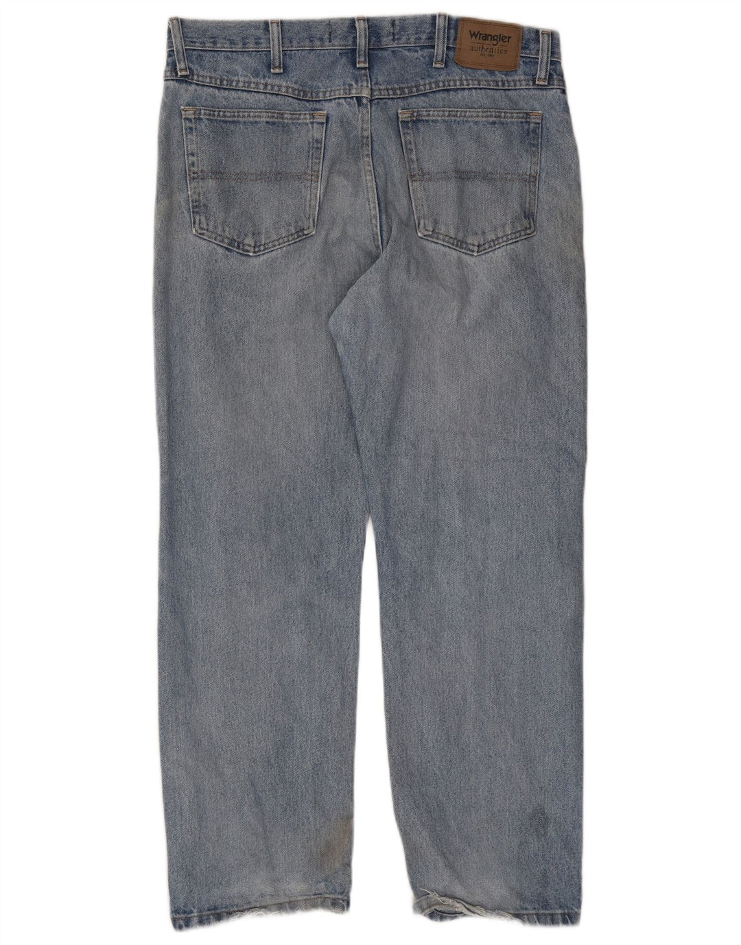Wrangler Herren Straight Jeans W36 L29 Blaue Baumwolle
