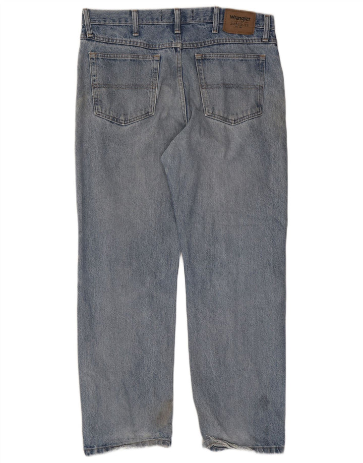 Wrangler Herren Straight Jeans W36 L29 Blaue Baumwolle