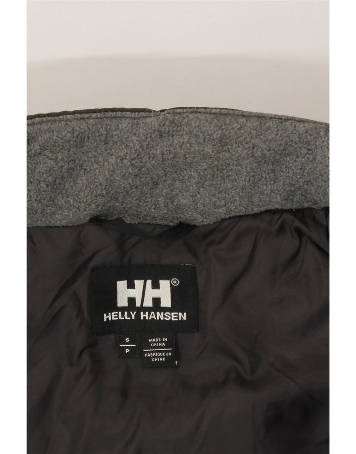 HELLY HANSEN Womens Hooded Windbreaker Coat UK 10 Small Grey Nylon Vintage Helly Hansen and Second-Hand Helly Hansen from Messina Hembry 