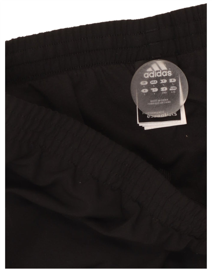 Adidas Herren Climalite Trainingshose, groß, aus schwarzem Polyester