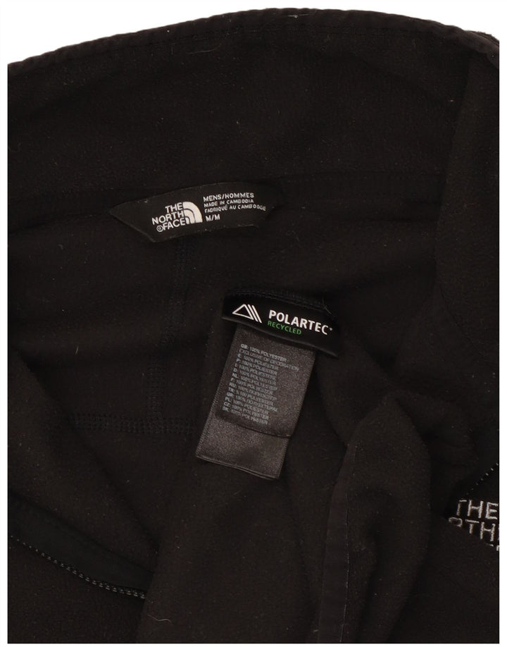 The North Face Herren-Fleecepullover mit Reißverschluss am Hals, Mittelschwarzes Polyester